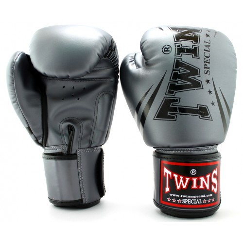 Детские боксерские перчатки Twins Special с рисунком (FBGVS3-TW6 gray)